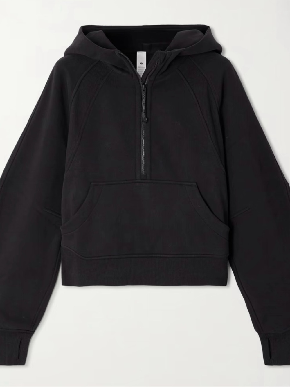 Lululemon 1/2 zip scuba sweatshirt black XS/S
